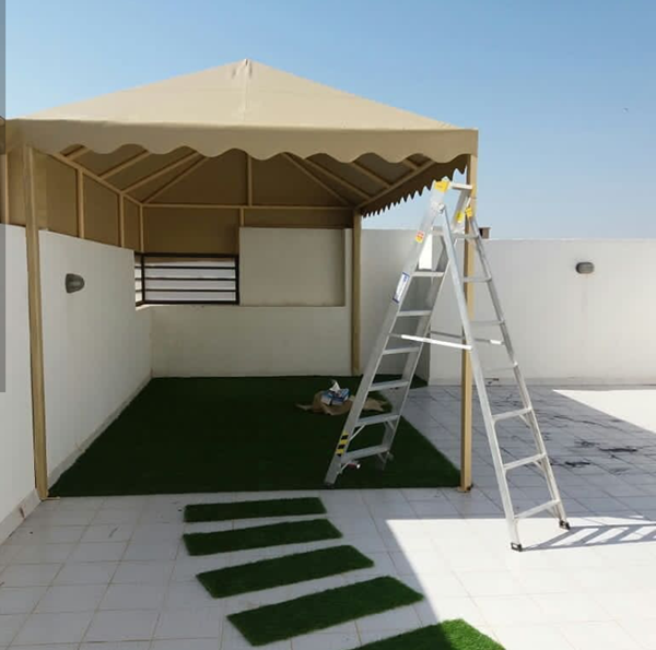 برجولات قماش