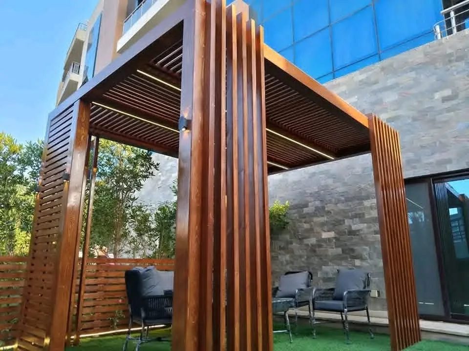 برجولات خشبيه